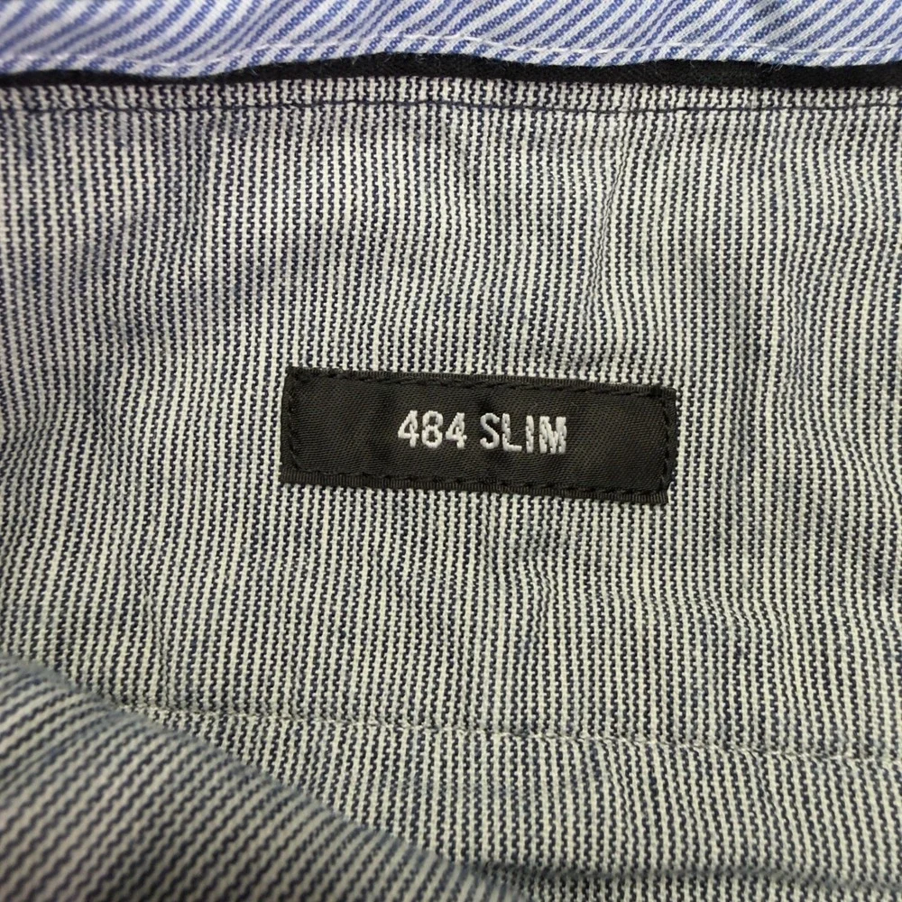 J.Crew 484 Slim Fit Navy Blue Chino Pants Mens 31x27 Casual Trousers